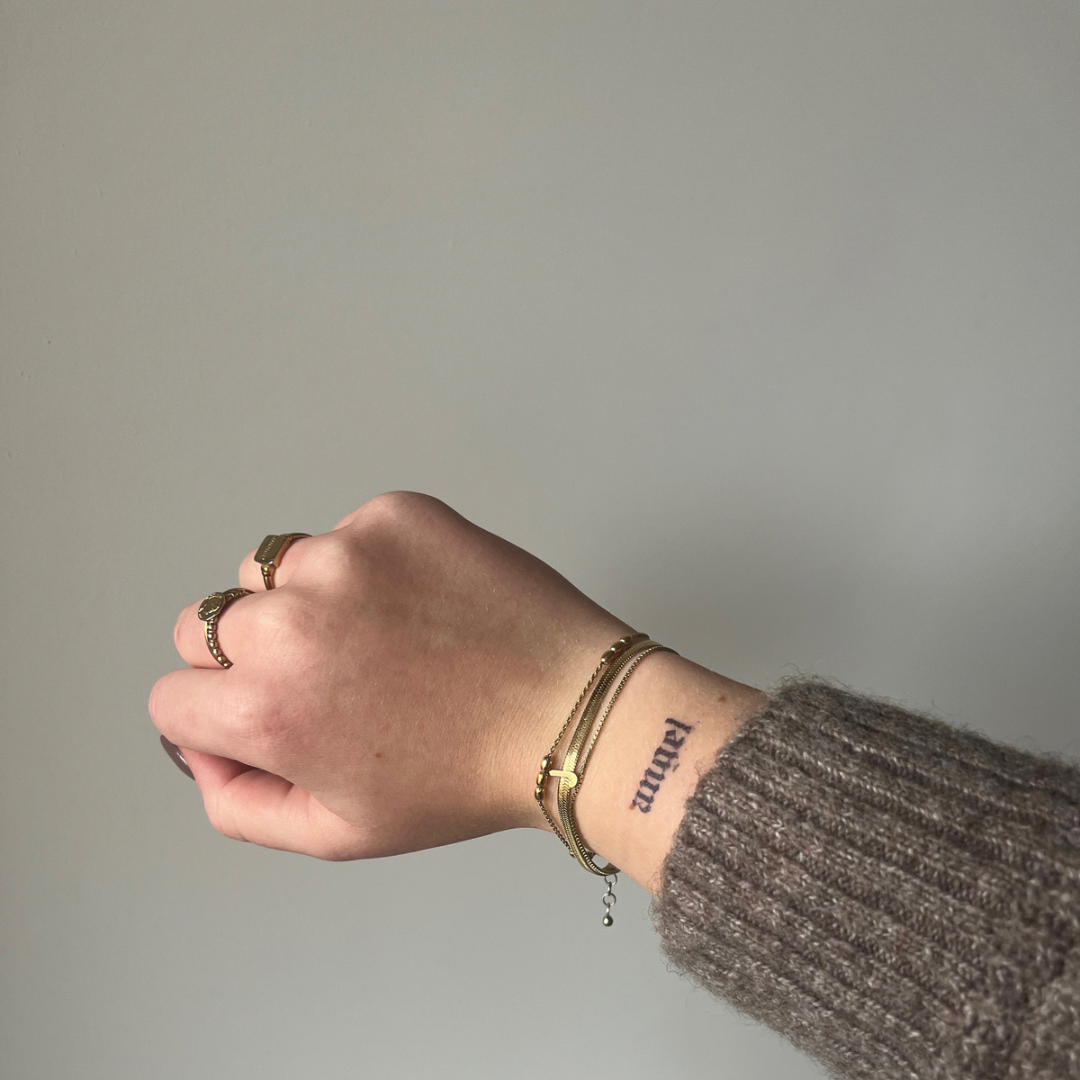 Temporary tattoo angel