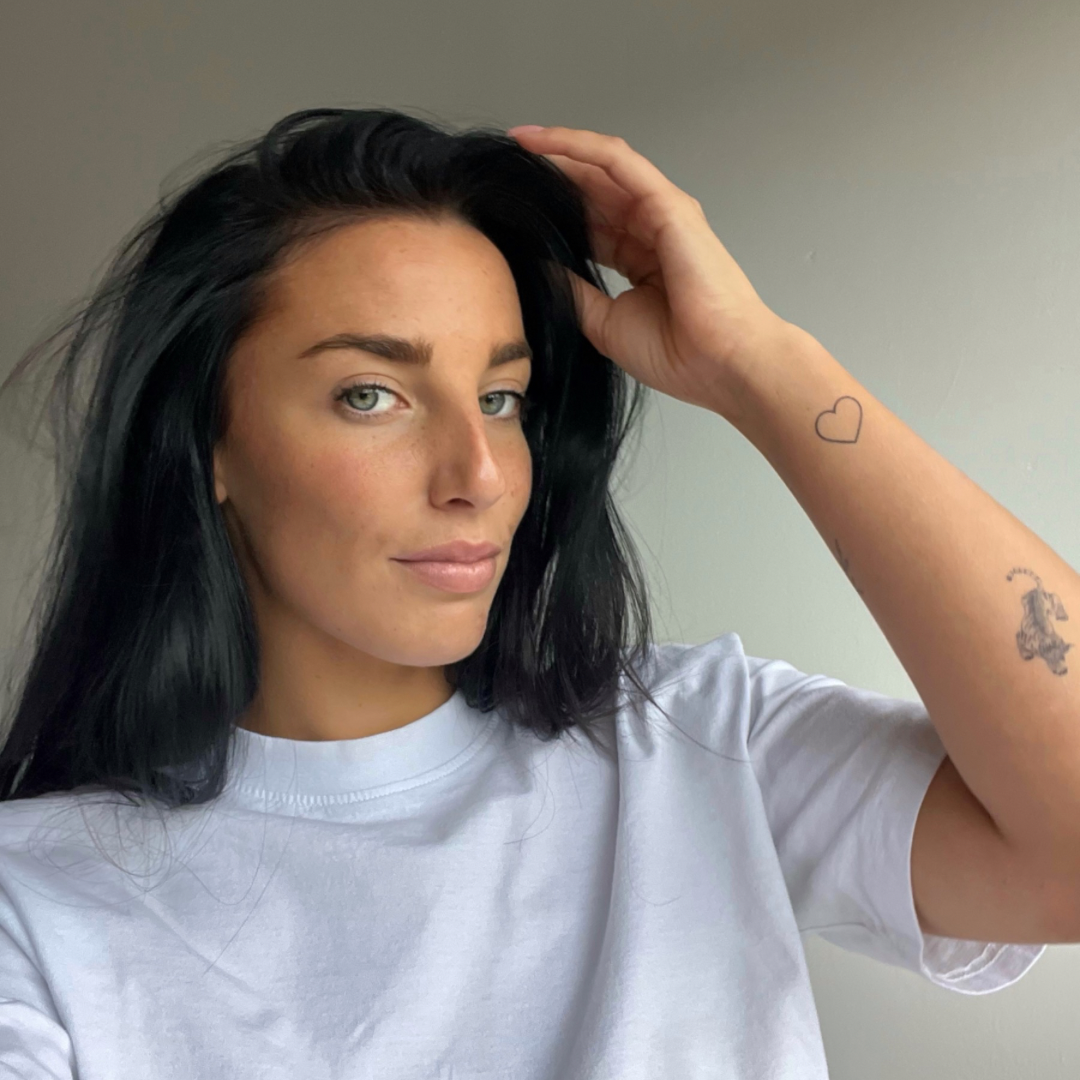 Temporary tattoo tiger