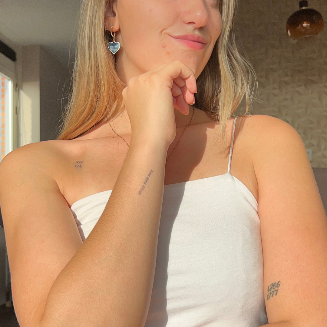 Temporary tattoo trust your soul