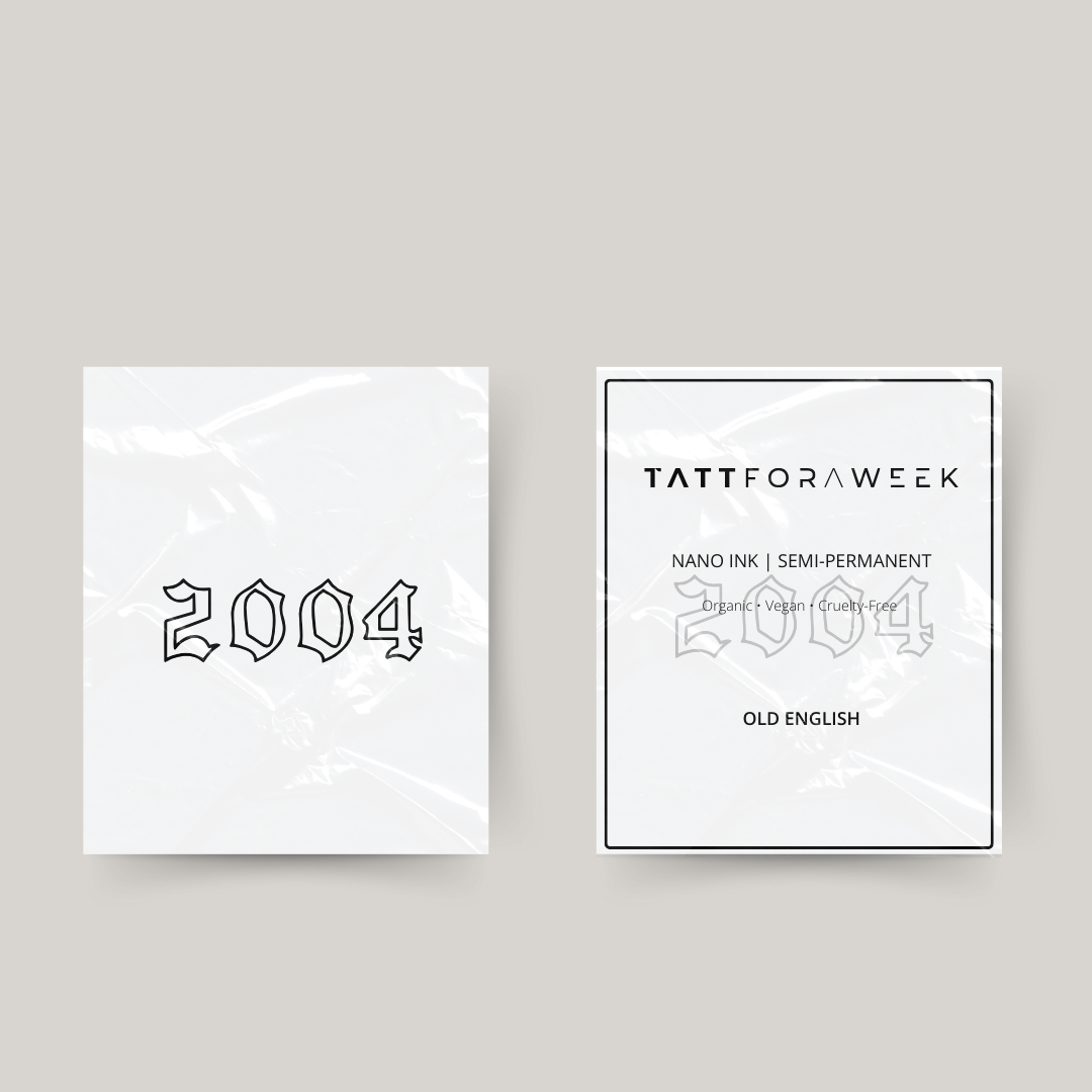 Tijdelijke tattoo 2004