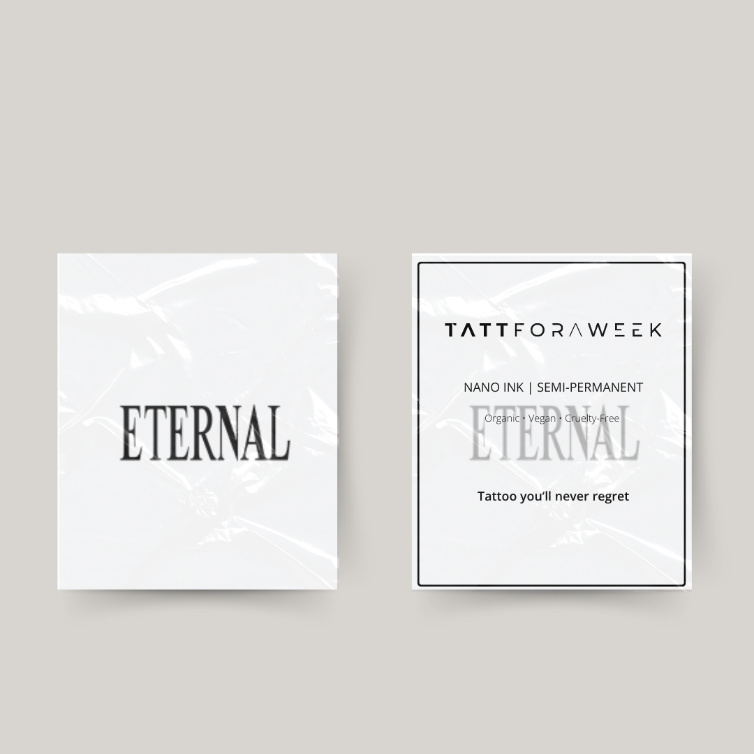 Temporary tattoo eternal