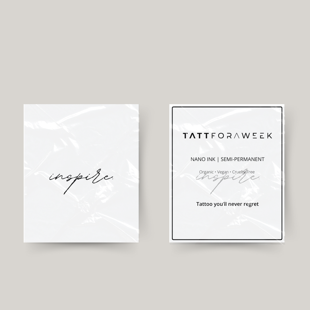 Temporary tattoo inspire