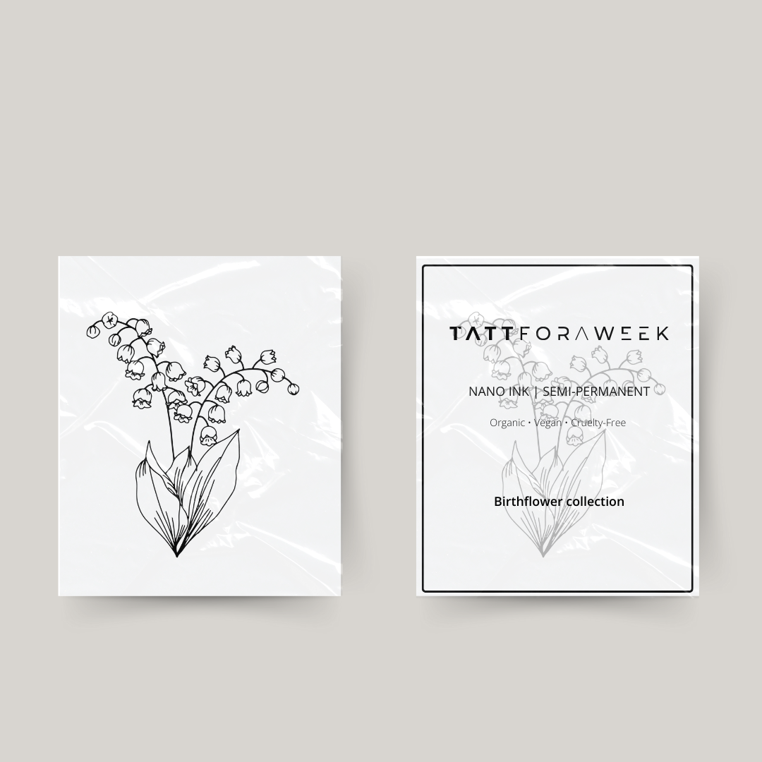 Temporary tattoo birthflower May