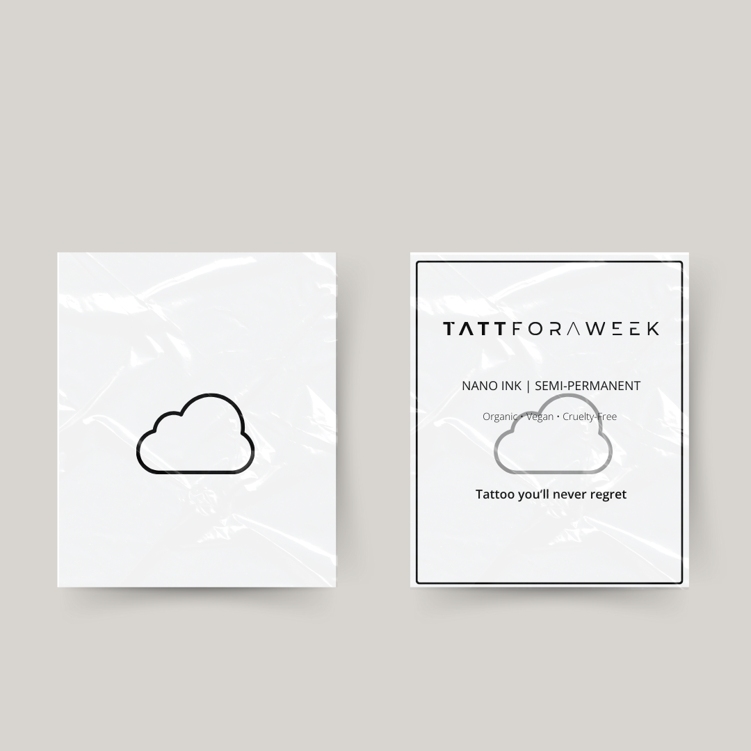 Temporary tattoo cloud