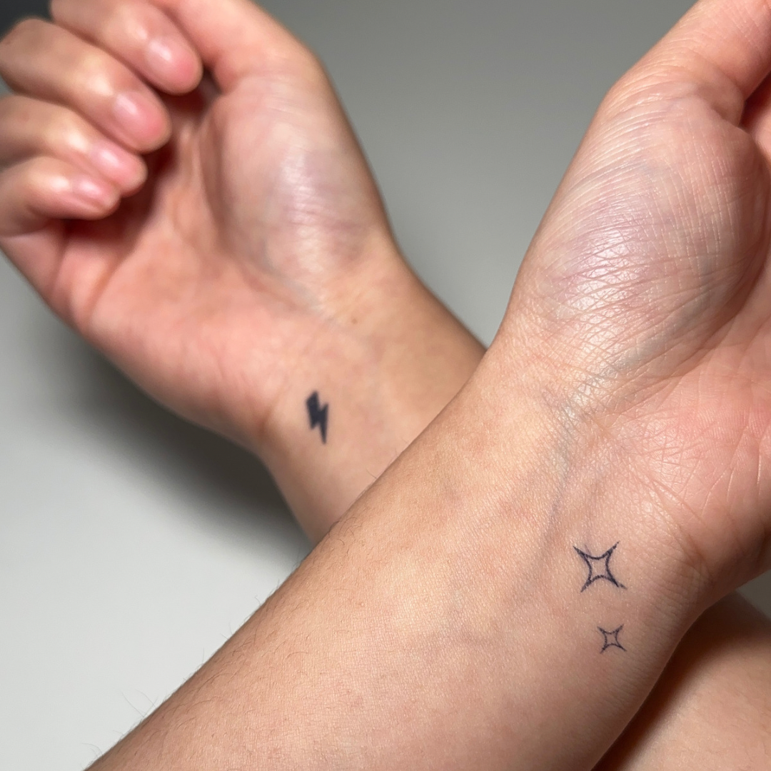 Temporary Tattoo Four Hearts Tattforaweek temporary-tattoo-four-hearts-tattforaweek