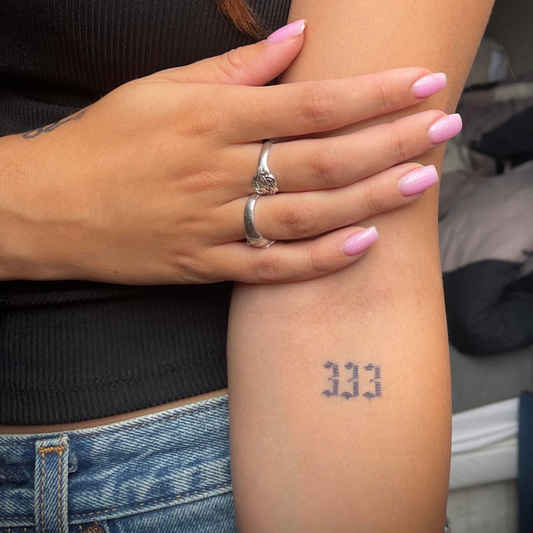 Temporary tattoo 333
