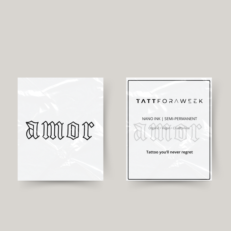 Temporary tattoo love ||