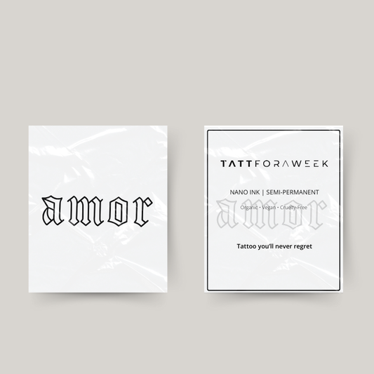 Temporary tattoo love ||