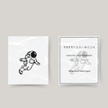 Temporary astronaut tattoo