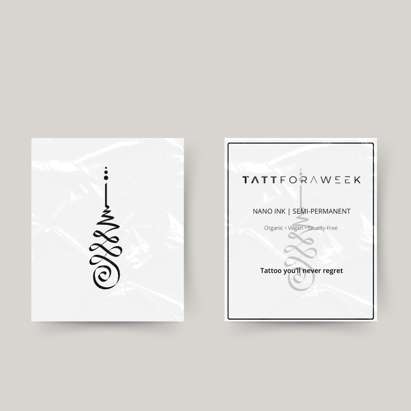 Temporary tattoo Buddhism symbol