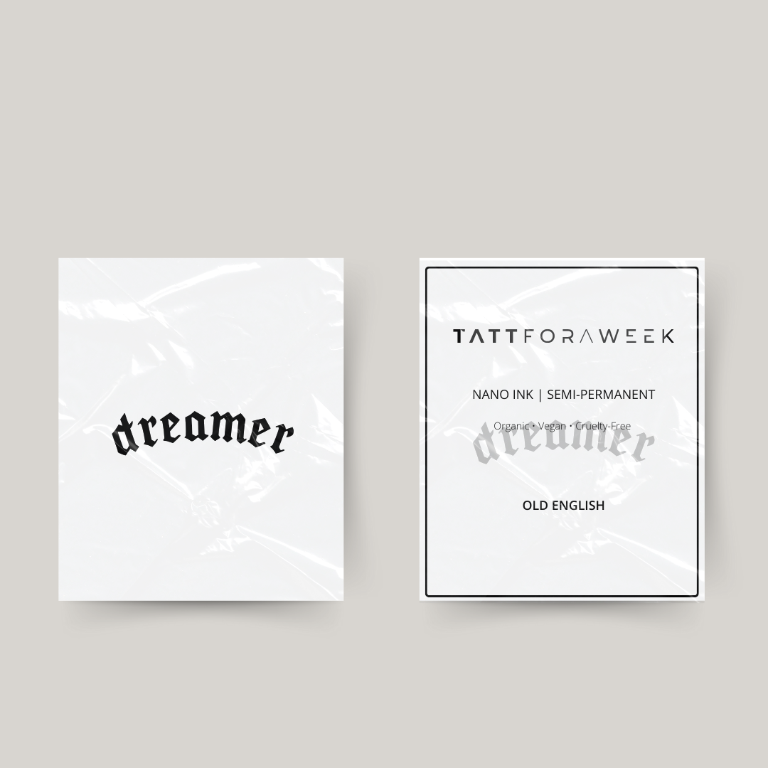 Tijdelijke tattoo dreamer