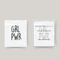 Temporary tattoo girlpower