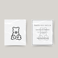 Temporary tattoo teddy bear