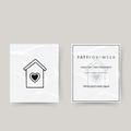 Temporary tattoo birdhouse heart