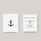 Temporary tattoo anchor