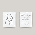 Temporary tattoo body positivity