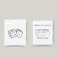 Temporary tattoo dice fuck it