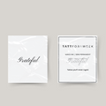 Temporary tattoo grateful