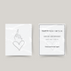 Temporary tattoo heart on fire