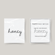 Temporary tattoo honey