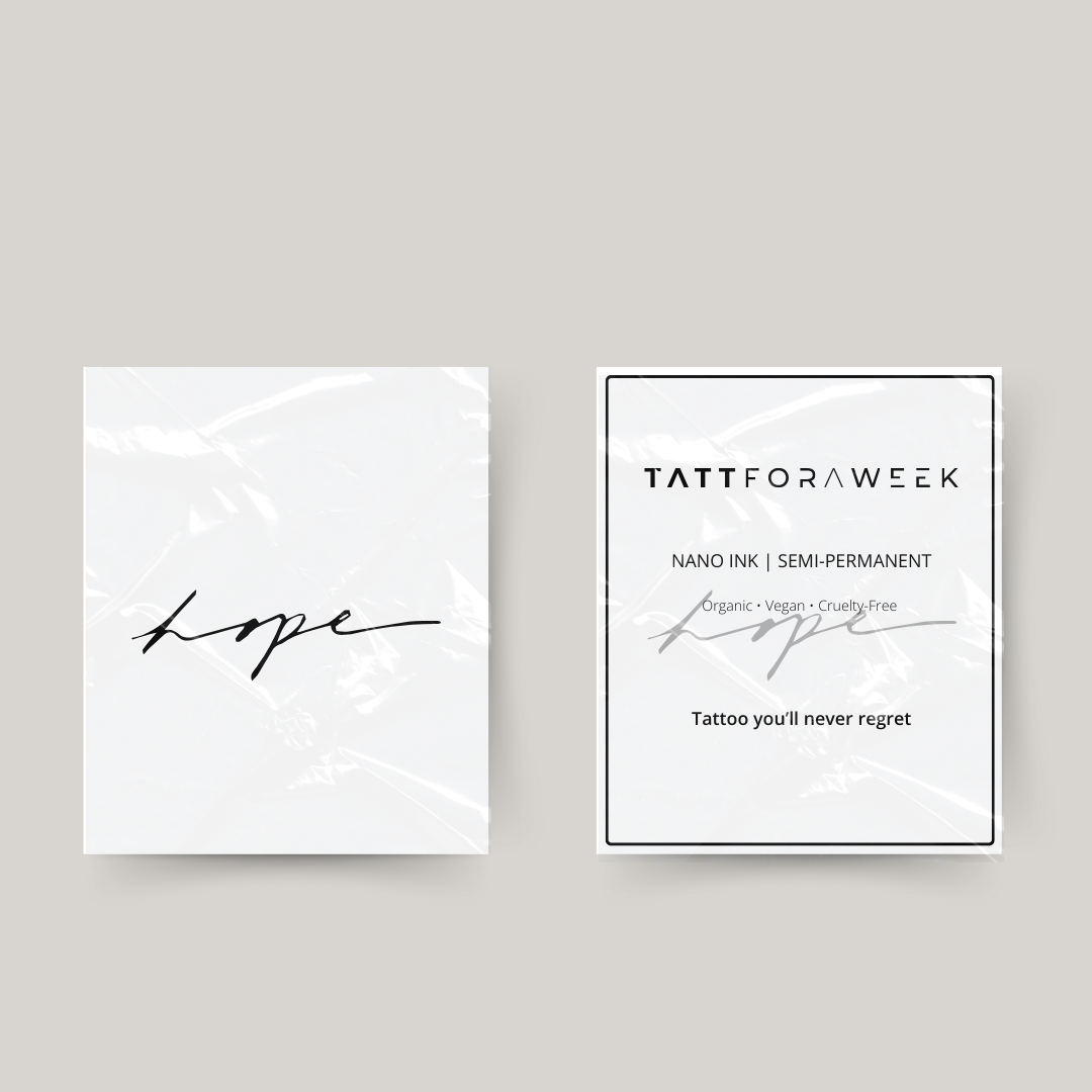 Temporary tattoo hope