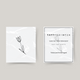 Temporary tattoo tulip