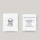 Temporary jellyfish tattoo