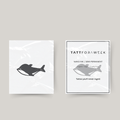 Temporary tattoo orca