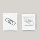 Temporary tattoo plaster