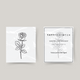 Temporary tattoo rose