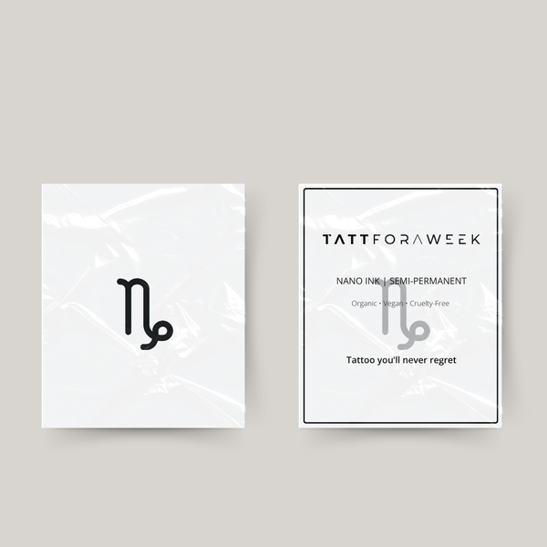 Capricorn zodiac sign tattoo meaning