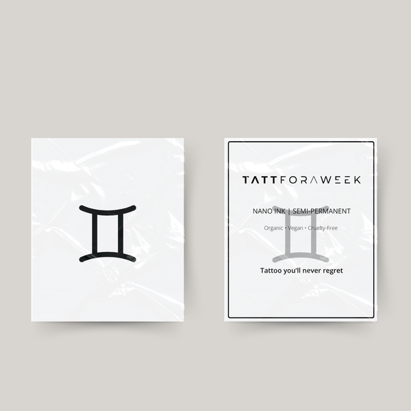 Gemini zodiac sign tattoo meaning