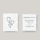Temporary tattoo rising hearts