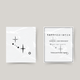 Temporary tattoo Taurus stars