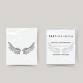 Temporary tattoo wings