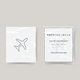 Temporary tattoo plane