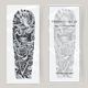 Fake tattoo sleeve freedom