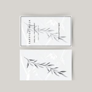 Temporary tattoo large plant