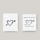 Temporary tattoo heart arrow